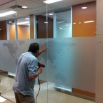 Paul cleaning up a seam!